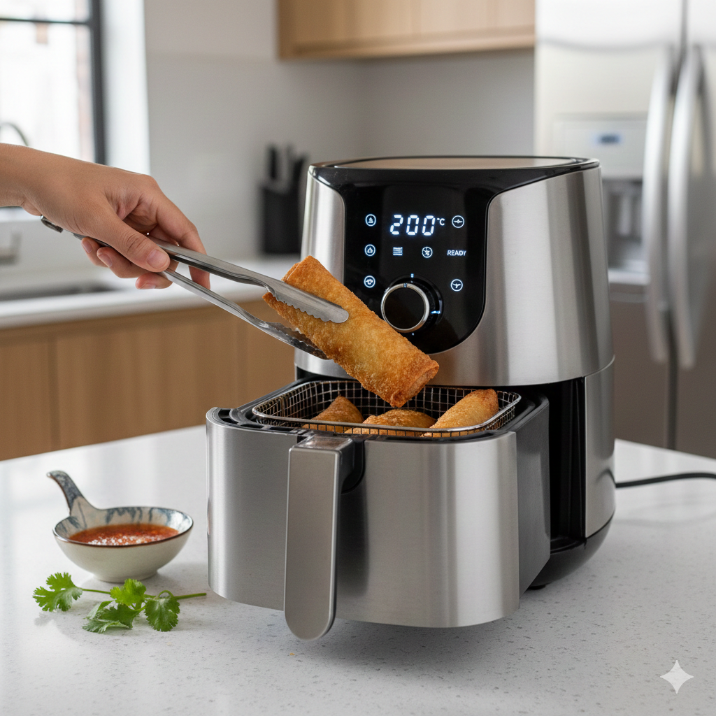 Memasak dengan Air Fryer ala Asia: Resep Makanan Lokal Rendah Minyak.