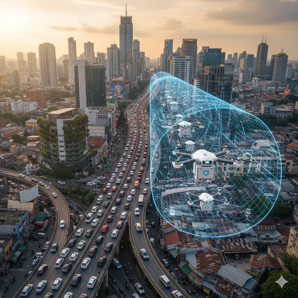 Masa Depan Drone Delivery di Kota-kota Padat Asia.
